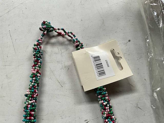 Fair trade kralen ketting multicolor (13x) - afbeelding 5 van  5