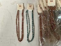 Fair trade kralen ketting multicolor (65x) - afbeelding 2 van  6