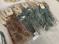 Fair trade kralen ketting multicolor (65x) - afbeelding 6 van  6