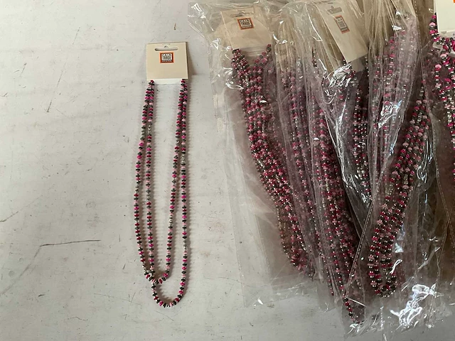 Fair trade kralen ketting multicolor (95x) - afbeelding 2 van  5