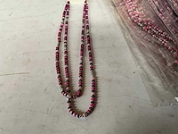 Fair trade kralen ketting multicolor (95x) - afbeelding 3 van  5