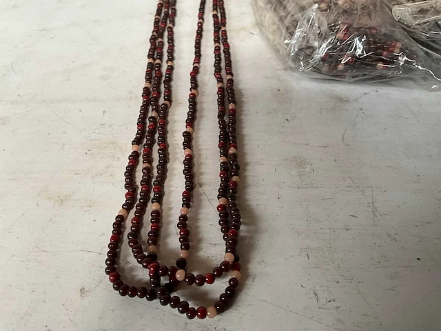 Fair trade lange ketting multicolor (42x) - afbeelding 3 van  7