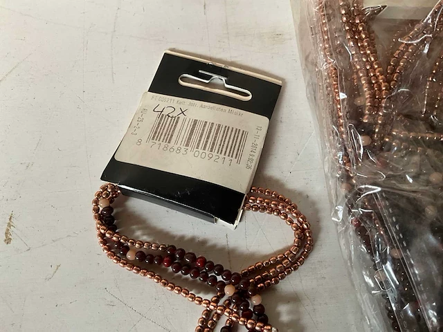 Fair trade lange ketting multicolor (42x) - afbeelding 5 van  7