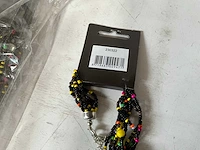 Fair trade lange ketting multicolor (66x) - afbeelding 7 van  7