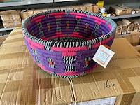 Fair trade mand +/- ?42 x 23 cm hoog (16x) - afbeelding 1 van  5