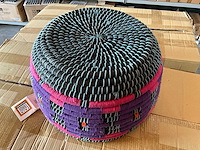 Fair trade mand +/- ?42 x 23 cm hoog (16x) - afbeelding 5 van  5