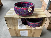 Fair trade mand ‘kaisa’ ?42 x 22 cm hoog (8x) - afbeelding 1 van  6