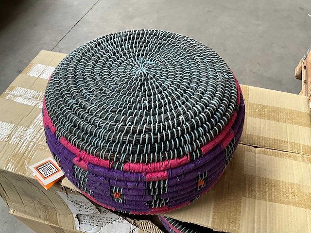 Fair trade mand ‘kaisa’ ?42 x 22 cm hoog (8x) - afbeelding 6 van  6