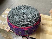 Fair trade mand ‘kaisa’ ?42 x 22 cm hoog (8x) - afbeelding 6 van  6