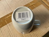 Fair trade mok keramiek crème +/- 9,5 cm hoog (672x) - afbeelding 6 van  6