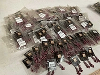 Fair trade oorbellen paars (255x) - afbeelding 4 van  4
