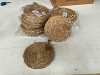 Fair trade pan onderzetter (24x) - afbeelding 1 van  4