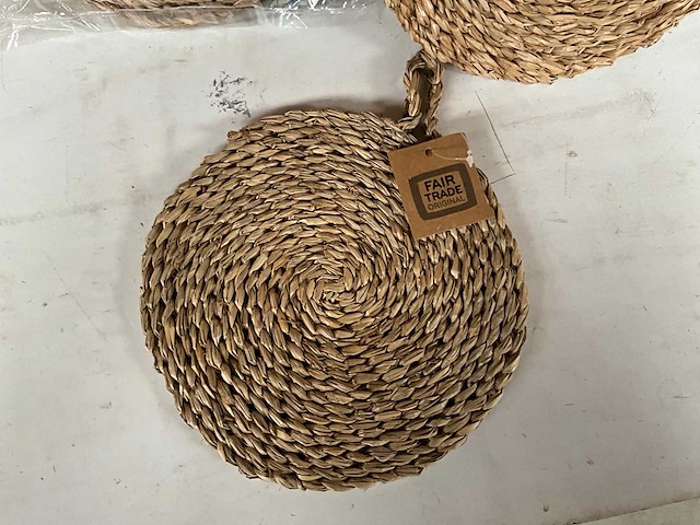 Fair trade pan onderzetter (24x) - afbeelding 3 van  4
