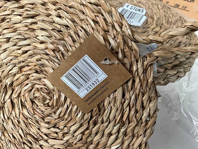 Fair trade pan onderzetter (24x) - afbeelding 4 van  4