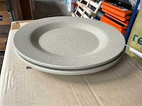 Fair trade piet hein eek bord ?26cm beige (86x) - afbeelding 1 van  1