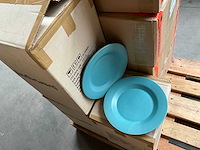 Fair trade piet hein eek bord ?26cm blauw (48x) - afbeelding 2 van  6