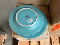 Fair trade piet hein eek bord ?26cm blauw (48x) - afbeelding 5 van  6