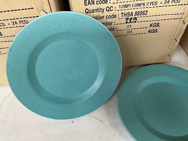 Fair trade piet hein eek bord keramiek ?22 cm (72x) - afbeelding 3 van  5