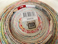 Fair trade schaal ?20cm van gerecycled papier (40x) - afbeelding 8 van  8