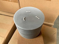 Fair trade stompkaars 13 x 10 cm lichtgrijs (72x) - afbeelding 2 van  6