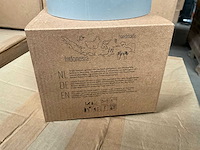 Fair trade stompkaars 13 x 10 cm lichtgrijs (72x) - afbeelding 4 van  6