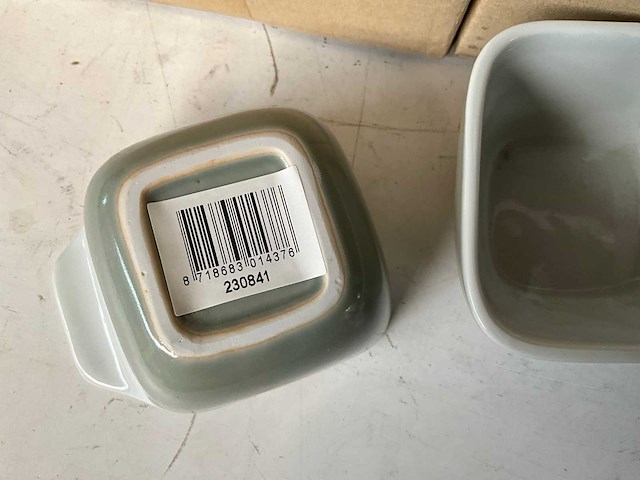 Fair trade tapas schaaltje keramiek grijs (30x) - afbeelding 6 van  6