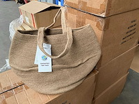 Fair trade tas 100% jute 25 x 30 x 35 cm (44x) - afbeelding 1 van  8