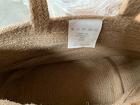 Fair trade tas 100% jute 25 x 30 x 35 cm (44x) - afbeelding 7 van  8