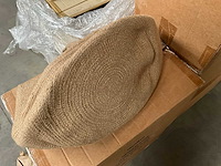 Fair trade tas 100% jute 25 x 30 x 35 cm (44x) - afbeelding 8 van  8