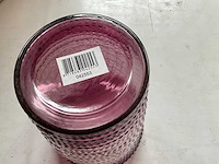 Fair trade vaas ?15 x 20 cm hoog, glas (48x) - afbeelding 5 van  7