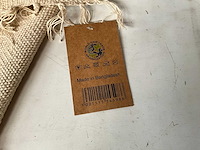 Fair trade vloerkleed katoen 92 x 60 cm (88x) - afbeelding 1 van  1