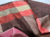 Fair trade warme sjaal multicolor (47x) - afbeelding 5 van  9