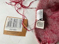 Fair trade warme sjaal multicolor (47x) - afbeelding 6 van  9