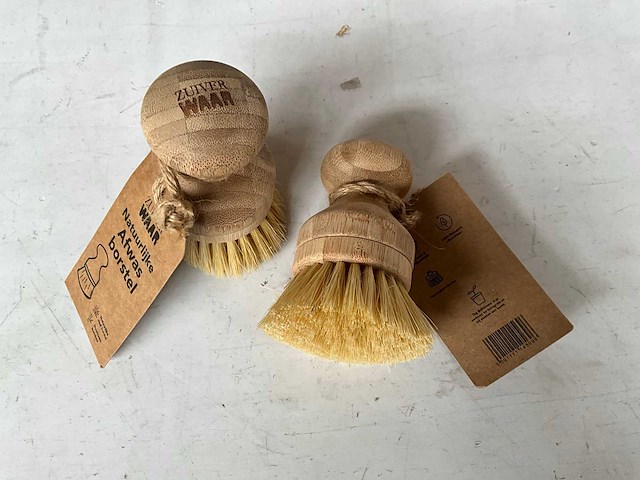 Fair trade zuiver waar natuurlijke afwasborstel (760x) - afbeelding 3 van  6