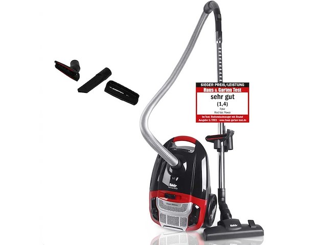Fakir red vac power vac stofzuiger met zak, 700 w, staande stofzuiger - afbeelding 1 van  6