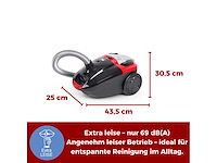 Fakir red vac power vac stofzuiger met zak, 700 w, staande stofzuiger - afbeelding 2 van  6