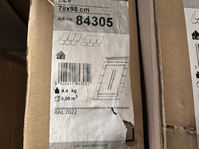 Fakro elv 78x98 - afbeelding 1 van  1
