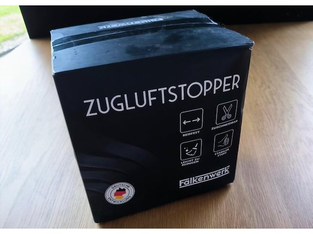 Falkenwerk - tochtstopper kleur : zwart aantal : 2 dozen - afbeelding 1 van  3