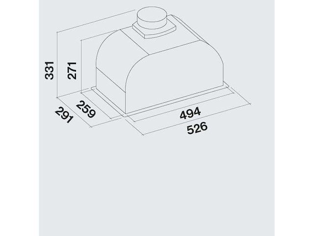 Falmec - grincplus50 - afzuigkap - afbeelding 3 van  3