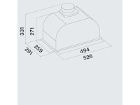 Falmec - grincplus50 - afzuigkap - afbeelding 3 van  3