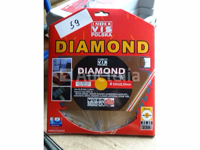 Falon tech diamantblad 230 x 22,2 mm - afbeelding 1 van  7