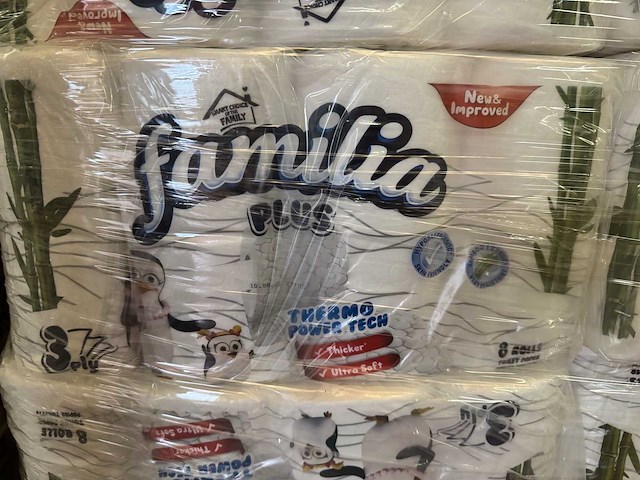 Familia - bamboo - 1 pallet wc papier - toiletpapier - afbeelding 3 van  4