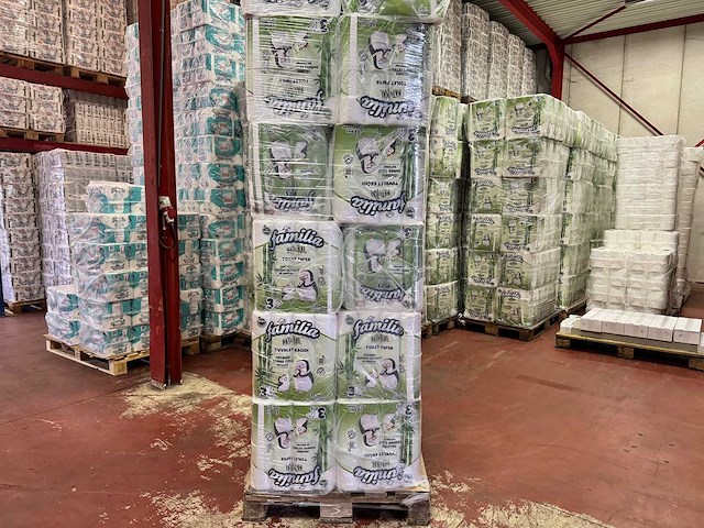 Familia - bamboo - 1 pallet wc papier - toiletpapier - afbeelding 1 van  3