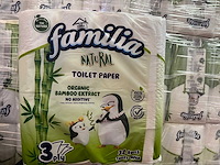 Familia - bamboo - 1 pallet wc papier - toiletpapier - afbeelding 3 van  3