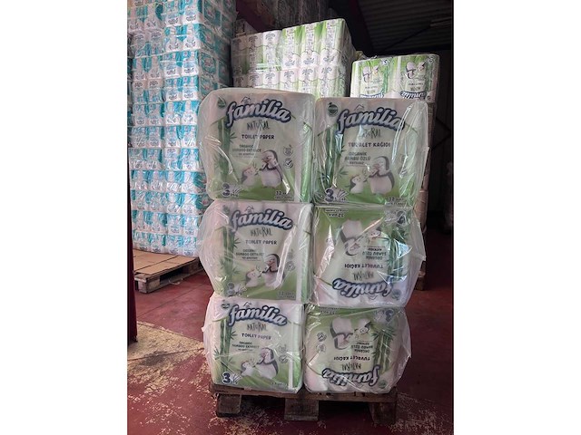 Familia - bamboo - halve pallet wc papier - toiletpapier - afbeelding 1 van  5