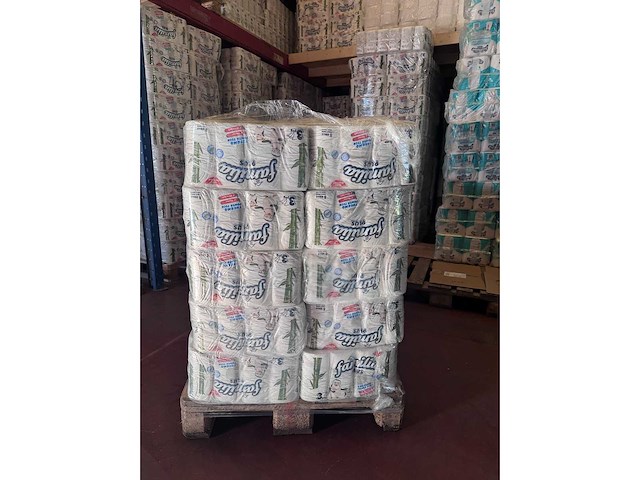 Familia - bamboo - halve pallet wc papier - toiletpapier - afbeelding 1 van  4