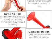 Fanfare luchthoorn - afbeelding 3 van  4