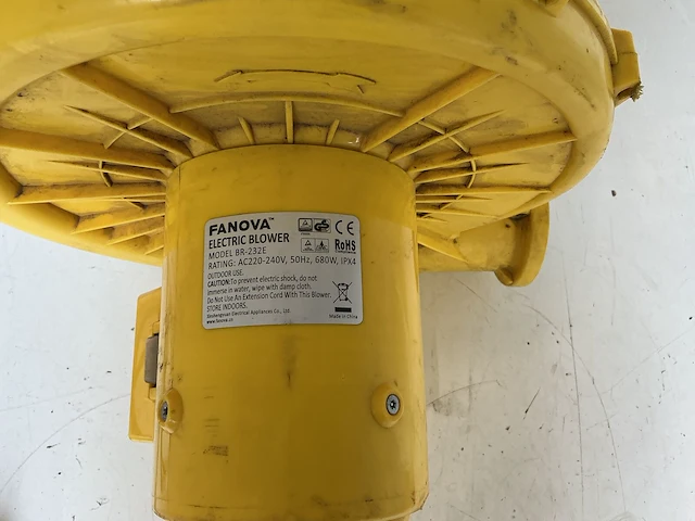 Fanova springkussen blower – 680w (model br-232e) - afbeelding 6 van  6