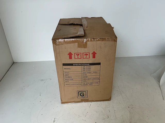 Fanova springkussen blower – 680w (model br-232e) - afbeelding 6 van  7