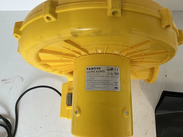 Fanova springkussen blower – 680w (model br-232e) - afbeelding 5 van  7